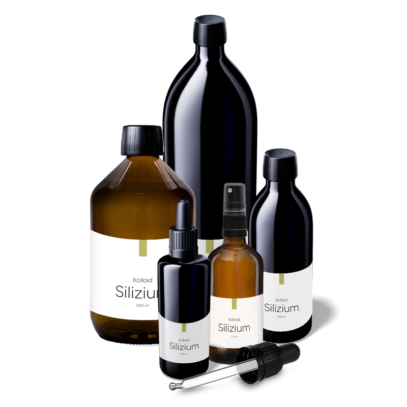 Kolloidales Silizium von tausend-wasser.de in Glasflasche